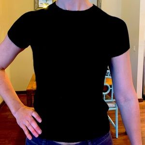 Black cashmere sweater